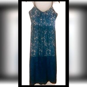 Emerald Sundae Fitted Maxi Dress Size Medium